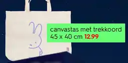 HEMA canvastas met trekkoord Angebot