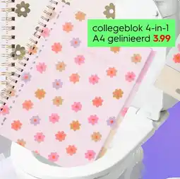 HEMA collegeblok 4-in-1 A4 gelinieerd Angebot