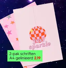 HEMA 2-pak schriften A4 gelinieerd Angebot