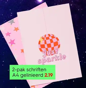 HEMA 2-pak schriften A4 gelinieerd Angebot