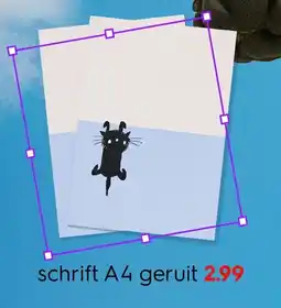 HEMA schrift A4 geruit Angebot