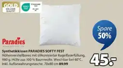 JYSK Synthetikkissen paradies softy fest Angebot