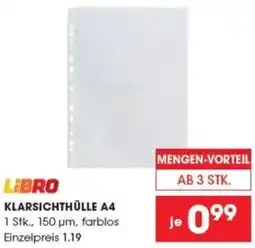 Libro Klarsichthülle a4 Angebot