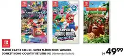 Libro Mario kart 8 deluxe, super mario bros. wonder, donkey kong country returns hd Angebot