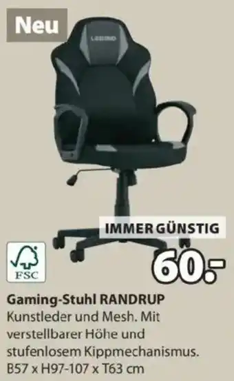 JYSK Gaming-stuhl randrup Angebot