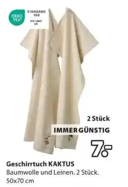 JYSK Geschirrtuch kaktus Angebot
