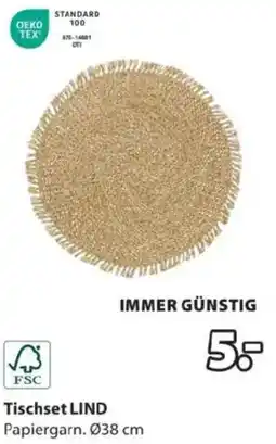 JYSK Tischset lind Angebot