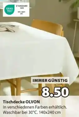 JYSK Tischdecke olvon Angebot