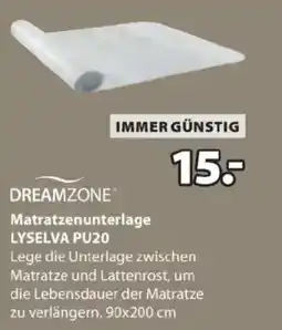 JYSK Dreamzone matratzenunterlage lyselva pu20 Angebot