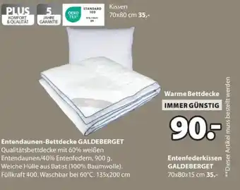 JYSK Entendaunen-bettdecke galdeberget Angebot