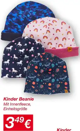 KiK Kinder Beanie Angebot