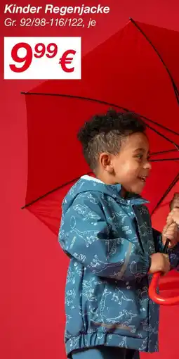 KiK Kinder Regenjacke Angebot