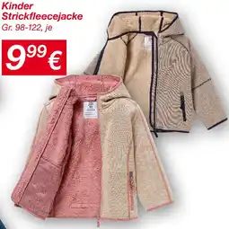 KiK Kinder Strickfleecejacke Angebot