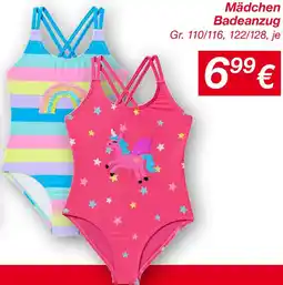 KiK Mädchen Badeanzug Angebot