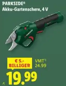 Lidl Parkside akku-gartenschere Angebot