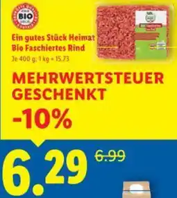 Lidl Heimat Bio Faschiertes Rind Angebot