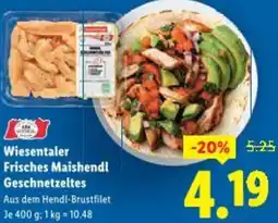 Lidl Wiesentaler Frisches Maishendl Geschnetzeltes Angebot