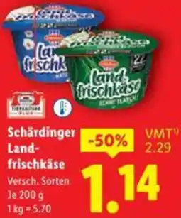 Lidl Schärdinger Land- frischkäse Angebot
