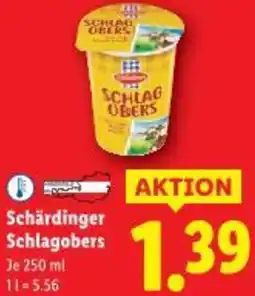 Lidl Schärdinger Schlagobers Angebot