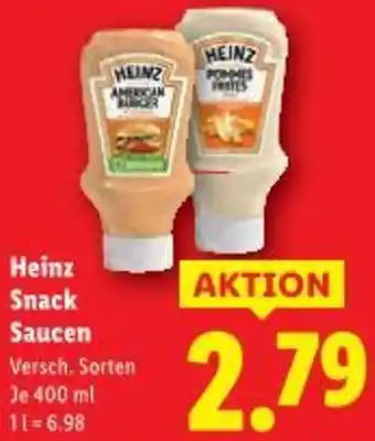 Lidl Heinz Snack Saucen Angebot
