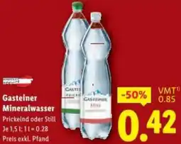 Lidl Gasteiner Mineralwasser Angebot