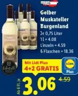 Lidl Gelber Muskateller Burgenland Angebot