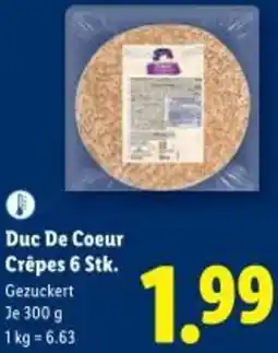 Lidl Duc De Coeur Crêpes Angebot