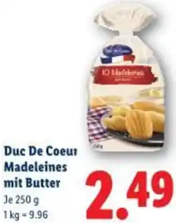 Lidl Duc De Coeur Madeleines mit Butter Angebot