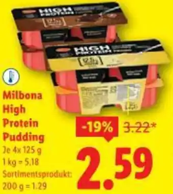 Lidl Milbona High Protein Pudding Angebot