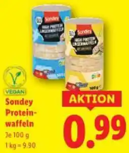 Lidl Sondey Protein- waffeln Angebot
