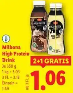Lidl Milbona High Protein Drink Angebot