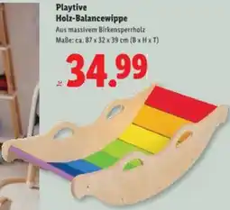 Lidl Playtive Holz-Balancewippe Angebot