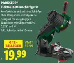 Lidl Parkside Elektro-Kettenschärfgerät Angebot