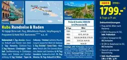 Lidl Kuba Rundreise & Baden Angebot