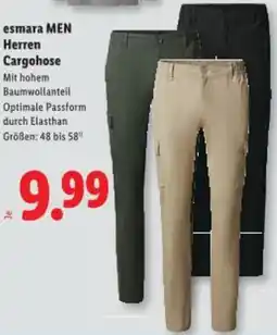 Lidl esmara MEN Herren Cargohose Angebot