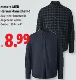 Lidl esmara MEN Herren Flanellhemd Angebot