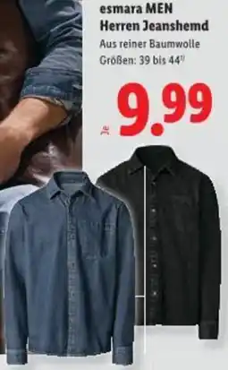 Lidl esmara MEN Herren Jeanshemd Angebot