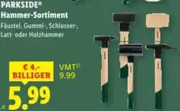 Lidl Parkside Hammer-Sortiment Angebot