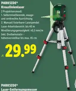 Lidl Parkside Kreuzlinienlaser Angebot