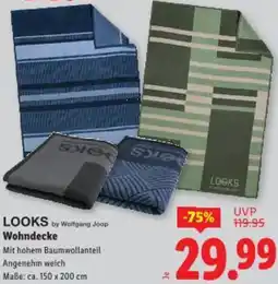 Lidl LOOKS by Wolfgang Joop Wohndecke Angebot