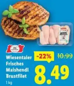 Lidl Wiesentaler Frisches Maishendl Brustfilet Angebot