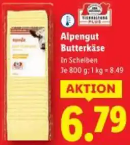 Lidl Alpengut Butterkäse Angebot
