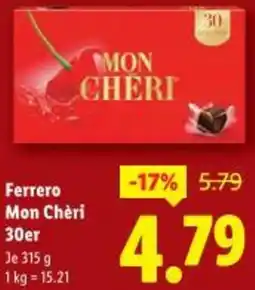 Lidl Ferrero Mon Cheri Angebot