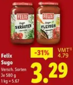 Lidl Felix Sugo Angebot