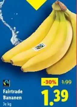 Lidl Fairtrade Bananen Angebot