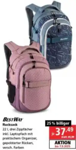 Pagro Diskont Bestway Rucksack Angebot
