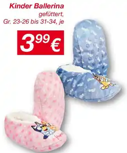 KiK Kinder Ballerina Angebot