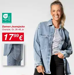 KiK Damen Jeansjacke Oversize Angebot