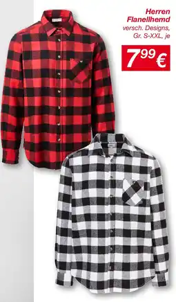 KiK Herren Flanellhemd Angebot