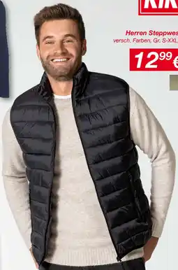 KiK Schlichte Steppweste Angebot
